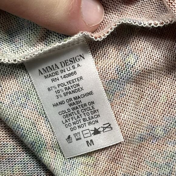 Amma Design Long Sleeve Tunic-Size Medium‎ -Colorful-Boho - Picture 4 of 8